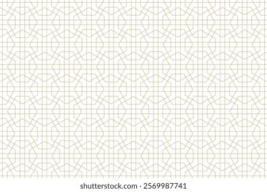 Seamless geometric pattern in authentic arabian style. Vector illustration