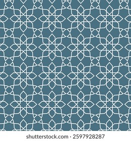 Seamless geometric pattern in authentic arabian style, Vector illustration