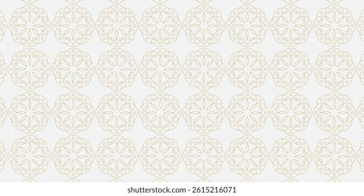 Seamless geometric pattern in authentic arabian style. Vector illustration