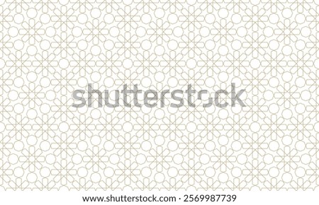 Seamless geometric pattern in authentic arabian style. Vector illustration