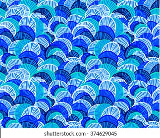 Seamless geometric pattern in aztec style. Tribal ethnic vector texture.