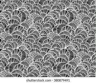 Seamless geometric pattern in aztec style. Tribal ethnic vector texture.
