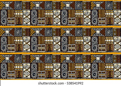 Seamless geometric pattern in Aztec style. Tribal ethnic vector texture. Figure tribal embroidery. Indian, Mexican, folk pattern.