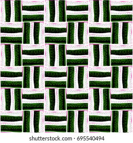 Seamless geometric pattern in Aztec style. Tribal ethnic vector texture. African drawing markers. Figure tribal embroidery. Indian, Mexican, folk pattern.