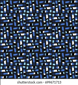 Seamless geometric pattern in Aztec style. Tribal ethnic vector texture. African drawing markers. Figure tribal embroidery. Indian, Mexican, folk pattern.