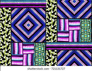 Seamless geometric pattern in Aztec style. Tribal ethnic vector texture. African drawing markers. Figure tribal embroidery. Indian, Mexican, folk pattern.