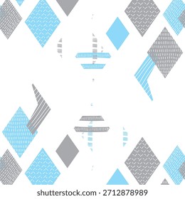 Fundo de padrão geométrico contínuo, textura grunge abstrata, design de motivo, fundo abstrato ondulado colorido com listras retas, apresentando uma textura grunge monocromática de meio-tom. Esta ave caótica