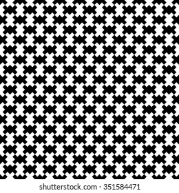 seamless geometric pattern background with black and white.houndstooth pattern