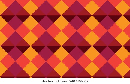 seamless geometric pattern, background Bright geometric pattern with a variety of bright colors and textured shapes.