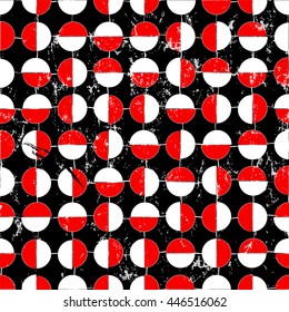 seamless geometric pattern background, with circles, strokes and splashes