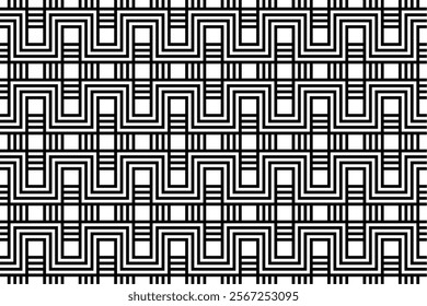 Seamless geometric pattern for background. Geometric design for cloth, paper, wallpaper, craft, tile, backdrop, and more. 