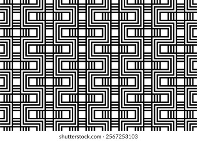 Seamless geometric pattern for background. Geometric design for cloth, paper, wallpaper, craft, tile, backdrop, and more. 