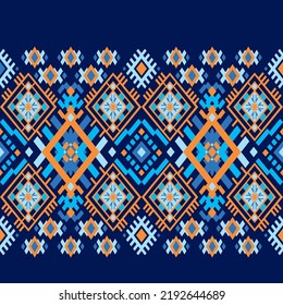 Seamless geometric pattern. Background texture in geometric ornamental style. Embroidery for fashion textile and fabric,carpet,wallpaper,clothing,wrapping,batik,fabric,silk.