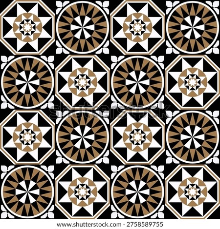 seamless geometric pattern background tile