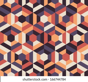Seamless geometric pattern background. Vector art.