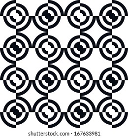 Seamless geometric pattern background. Vector art.
