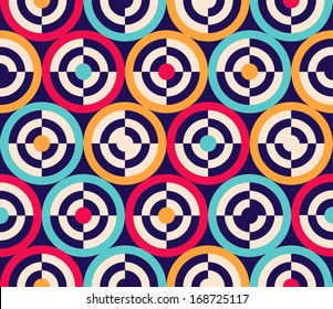 Seamless geometric pattern background. Vector art.