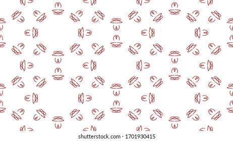 Seamless geometric pattern background. Vector ornament for your design