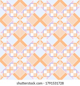 Seamless with geometric pattern background vector.