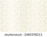 Seamless geometric pattern based on japanese woodwork ornament kumiko. Great design for fabric, textile, cover, wrapping paper, background. traditional islamic art.