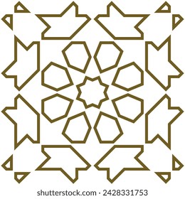Seamless geometric pattern based on traditional islamic art. For fabric,textile,cover,wrapping paper,background.