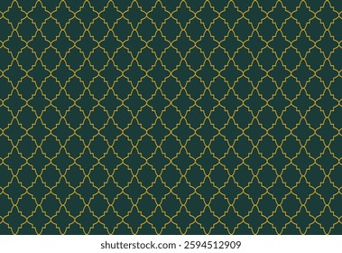 Seamless geometric pattern based on traditional islamic art. Brown color. Great design for fabric,textile,cover,wrapping paper,background.Fine lines.