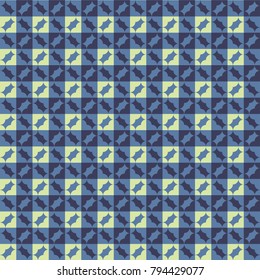 a seamless geometric pattern based on interacting circles