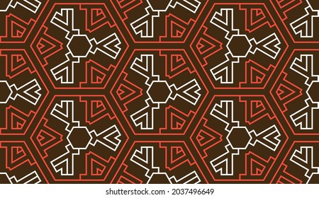 seamless geometric pattern. Basic geometric shapes designed in a repeating pattern. suitable as a background or texture. modern and elegant geometric pattern. floral and modern pattern