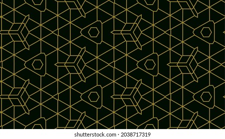 seamless geometric pattern. Basic geometric shapes designed in a repeating pattern. suitable as a background or texture. modern and elegant geometric pattern. floral and modern pattern