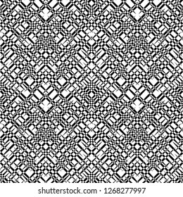 Seamless geometric pattern.Can be printed and used as wrapping paper, wallpaper,fabric.EPS format.Rhombuses.Lines. Lines of different width. Black and white graphics.pattern strokes.multilayer pattern