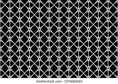 seamless geometric pattern black background, vector, illustration