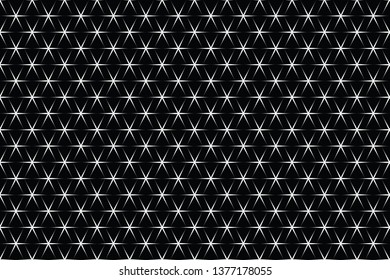 seamless geometric pattern black background, vector, illustration