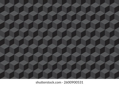 seamless geometric pattern. black geometric. hexagone background