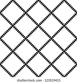 Seamless  geometric pattern black and white