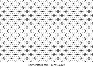 seamless geometric pattern black and white square background, vector, illustration