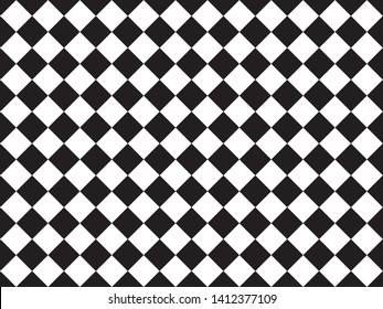 seamless geometric pattern black and white square background, vector, illustration