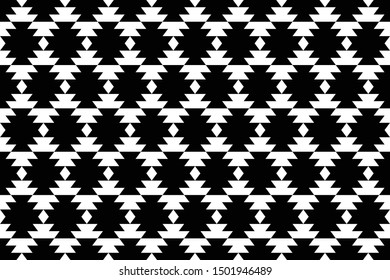 seamless geometric pattern. black and white background, abstract, vector, illustration