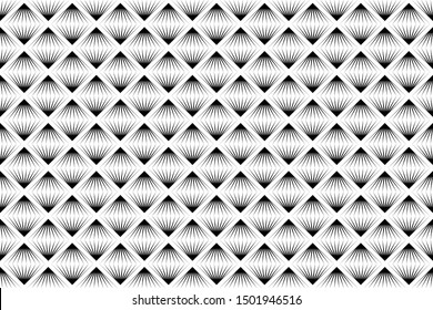 seamless geometric pattern. black and white background, abstract, vector, illustration