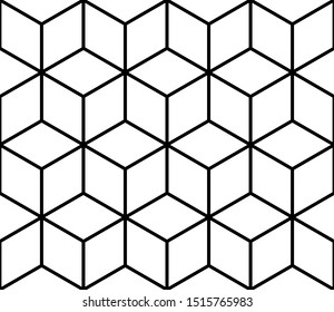 Seamless geometric pattern from black and white triangles, for your design