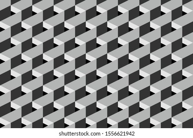 seamless geometric pattern. black and white background. vector, illustration