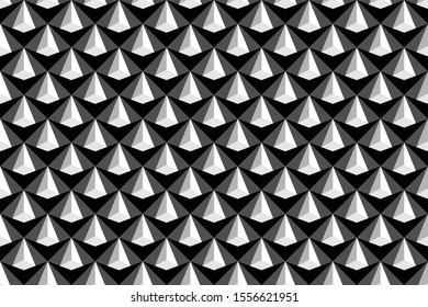 seamless geometric pattern. black and white background. vector, illustration