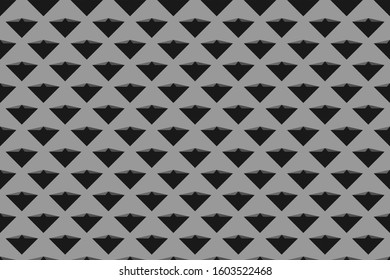 seamless geometric pattern. black and white rectangular. background, vector, illustration