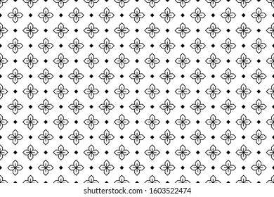 seamless geometric pattern. black and white rectangular. background, vector, illustration
