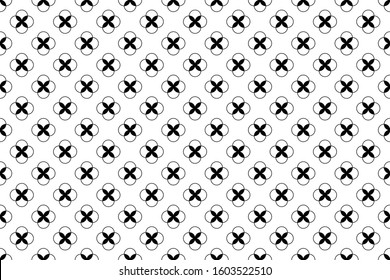 seamless geometric pattern. black and white rectangular. background, vector, illustration