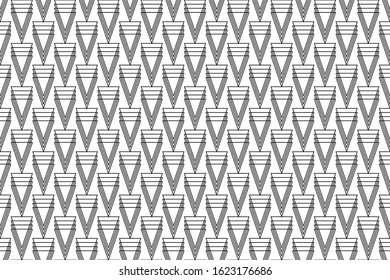 seamless geometric pattern. black and white background. vector, illustration