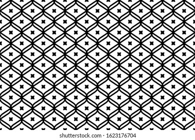 seamless geometric pattern. black and white background. vector, illustration
