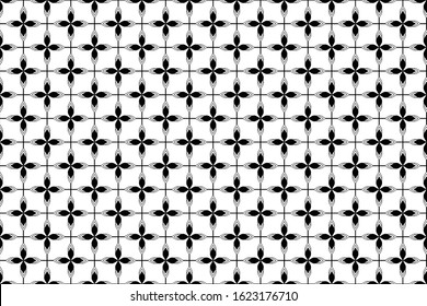 seamless geometric pattern. black and white background. vector, illustration