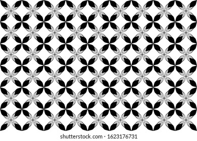 seamless geometric pattern. black and white background. vector, illustration