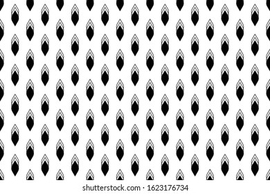 seamless geometric pattern. black and white background. vector, illustration