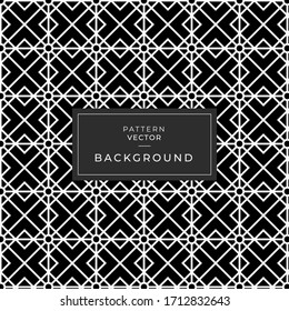 seamless geometric pattern black and white for abstract background and web tile